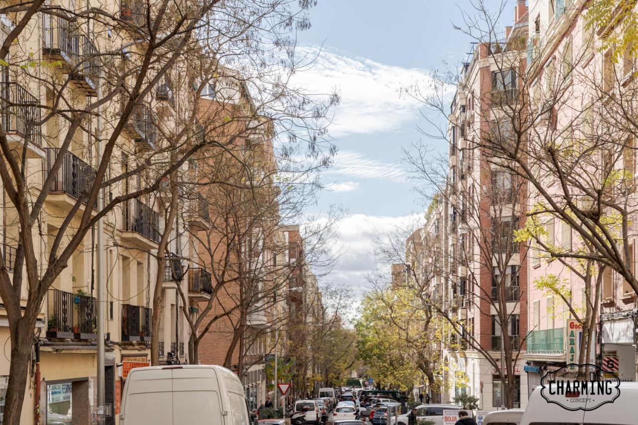 Appartamento Charming Retiro Chic Madrid Esterno foto